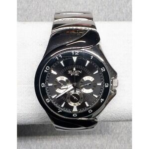 Elgin Steel Chronograph Mens Silver 43mm Watch FG 149